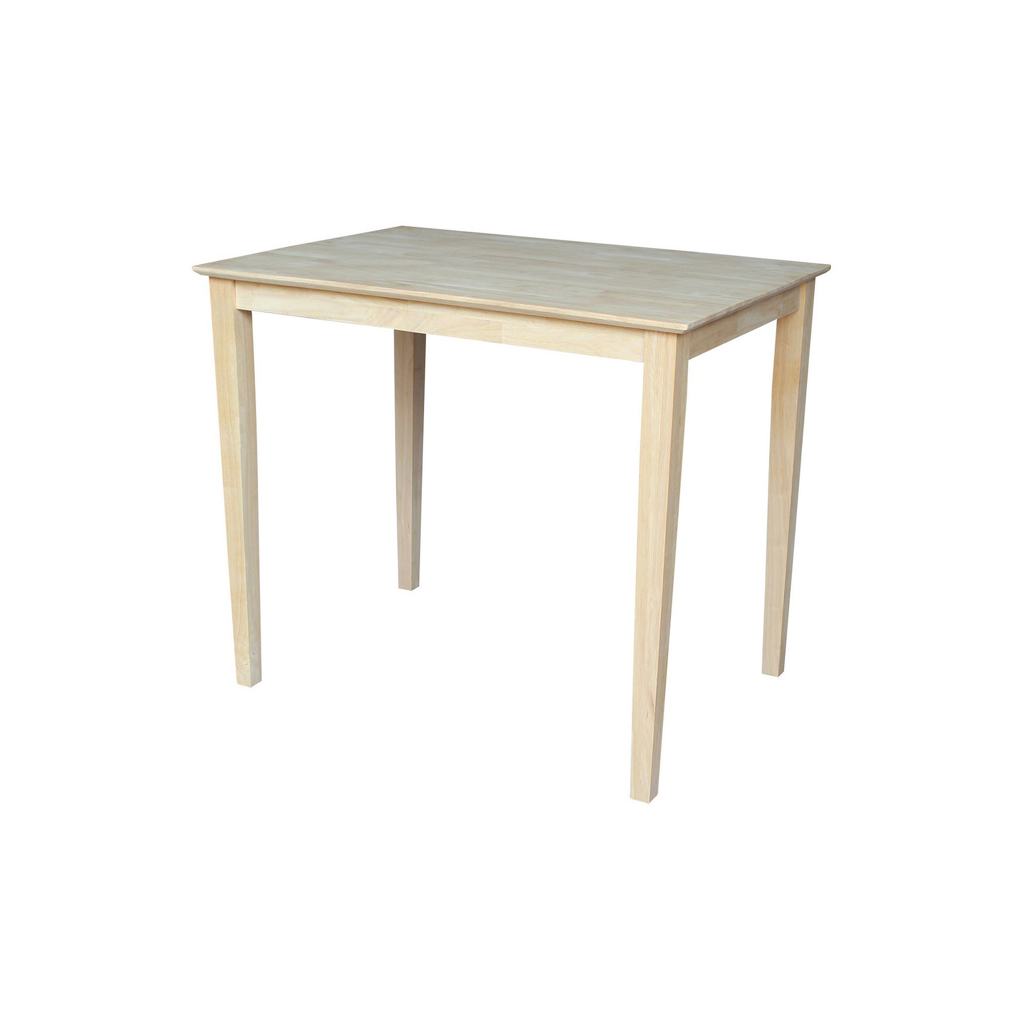 Contemporary Medium Shaker Table, Unfinished