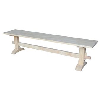 International Concepts Trestle Bench