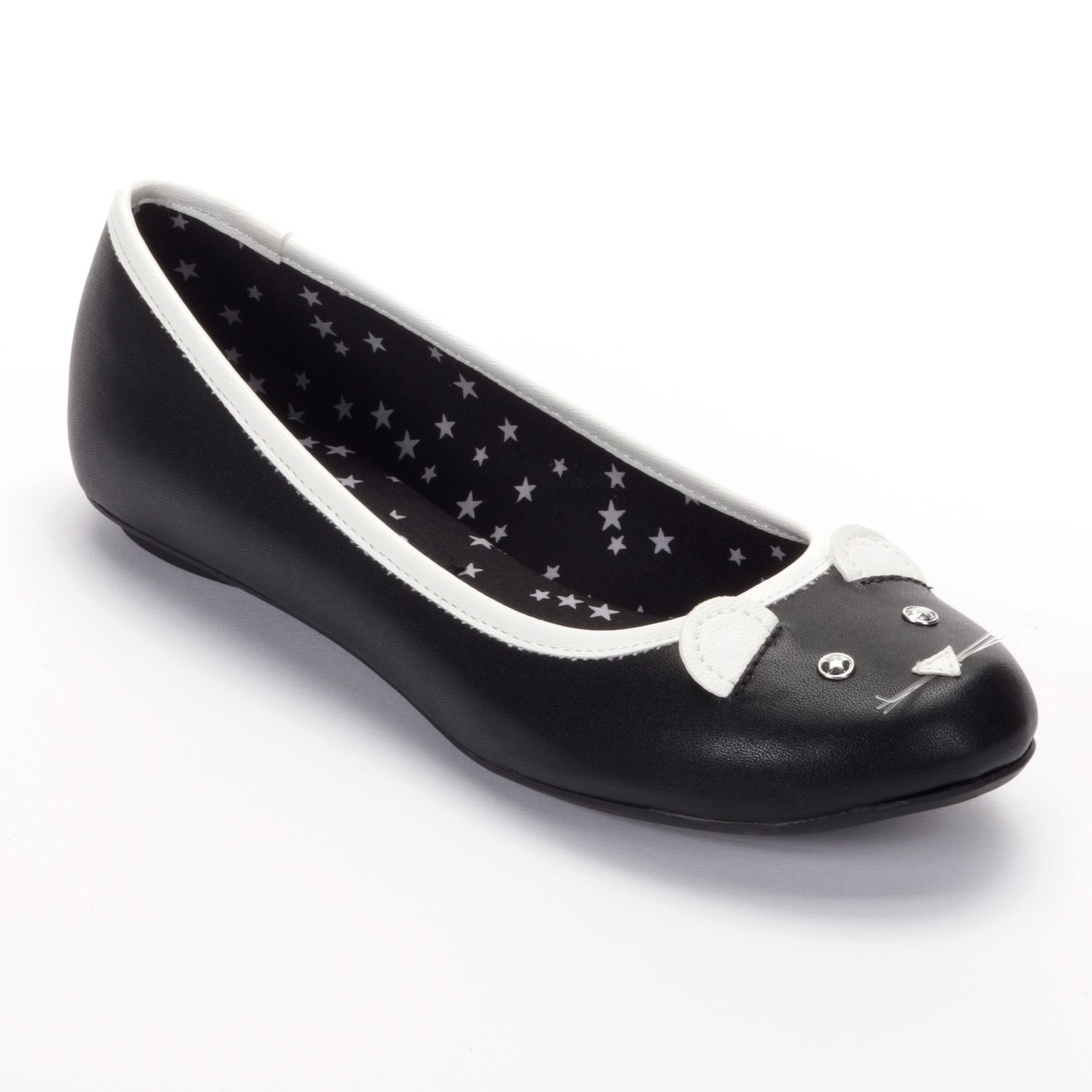 mudd black flats