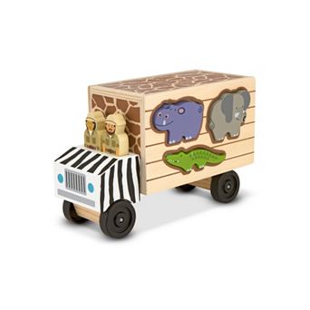 Melissa & Doug Animal Rescue Shape-Sorting Truck