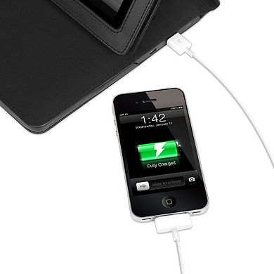 Innovative Technology Justin Black Rechargeable Power iPad Case