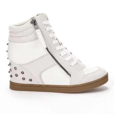 Rock Republic Studded Wedge Sneakers Women