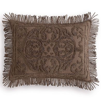Beatrice Home Fashions Medallion Chenille Bedspread or Sham