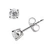 14k White Gold 1/2-ct. T.W. IGI Certified Round-Cut Diamond Solitaire Earrings