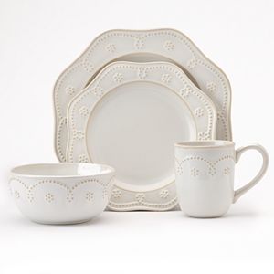 Food Network™ Fontinella Beaded 4-pc. Place Setting