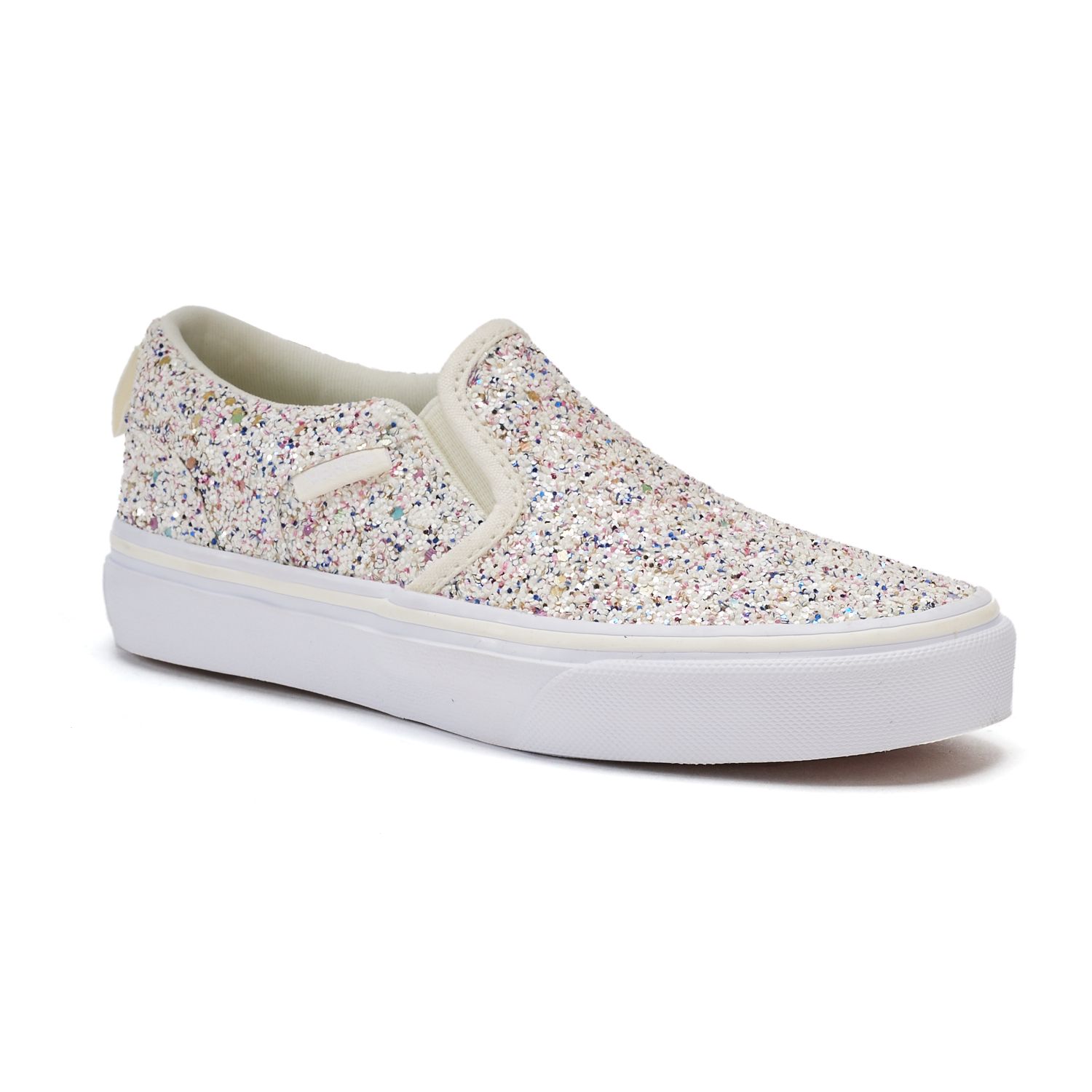 Vans Asher Slip-On Skate Shoes - Girls