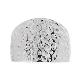 LYNX Stainless Steel Textured Ring