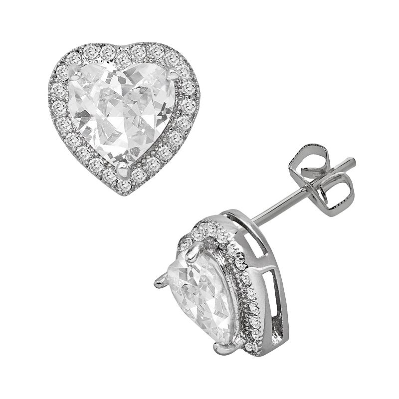 Diamond Pave Stud Earrings | Kohl's