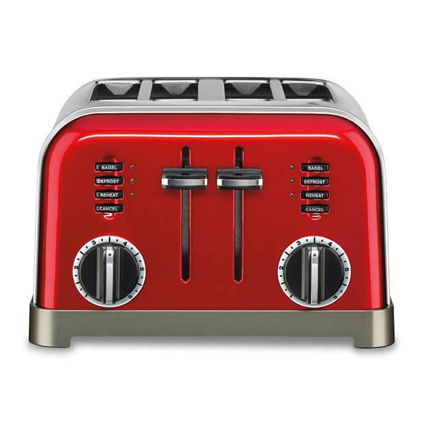 Cuisinart 4-Slice Metal Classic Toaster - Red