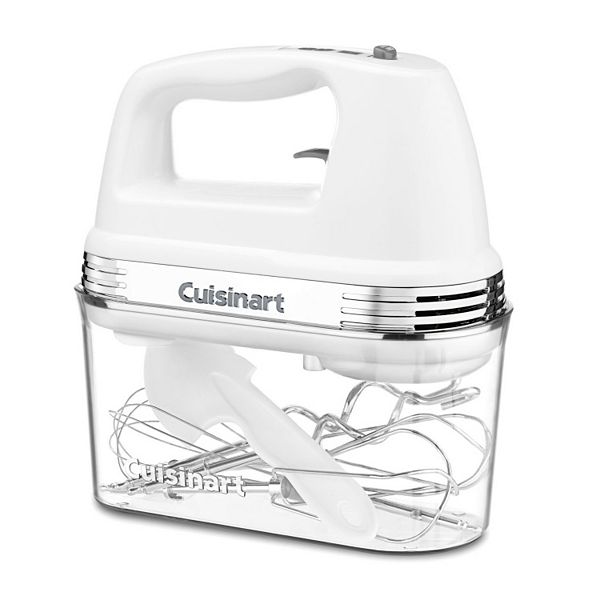 Cuisinart - Power Advantage Plus 9 Speed Hand Mixer with Storage Case - White