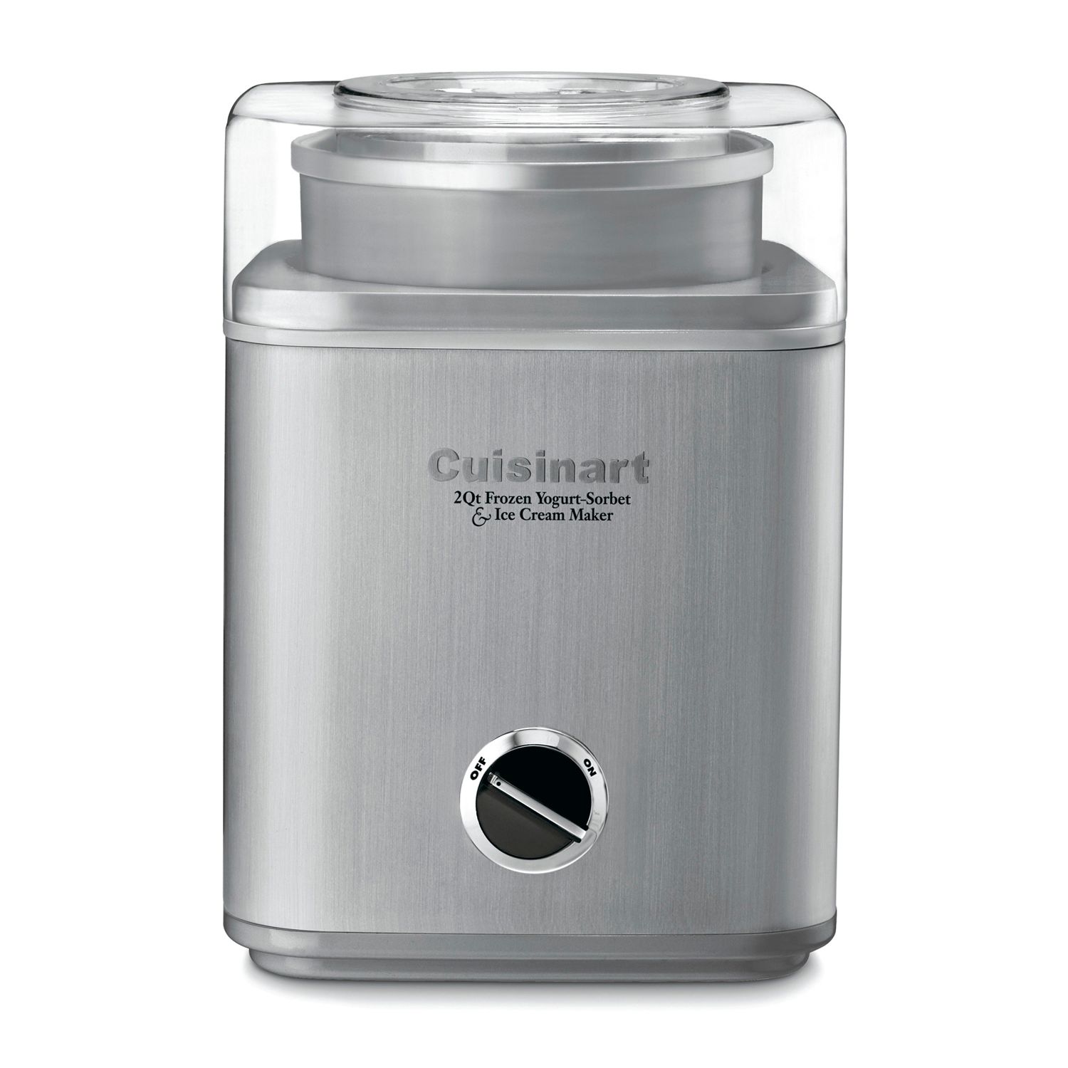 Cuisinart アイスクリームメーカー ソルベ CIM-60PCJ　外箱付 アイスクリームメーカー クイジナート つやけしクロム Cuisinart ICE