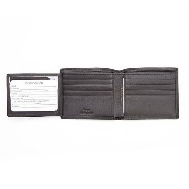 Royce Leather RFID-Blocking Men's Bifold Wallet