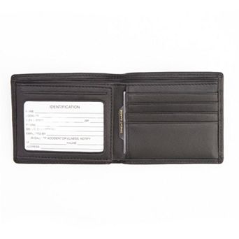 Royce Leather RFID-Blocking Men's Bifold Wallet