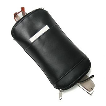 Royce Leather Deluxe Double Eyeglass Case