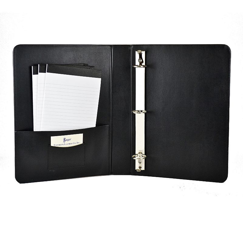 UPC 794809050082 product image for Royce Leather 1 1/2-in. Ring Binder, Black | upcitemdb.com