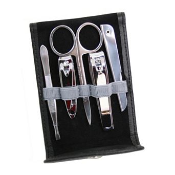 Royce Leather 6 pc Flip Manicure Set