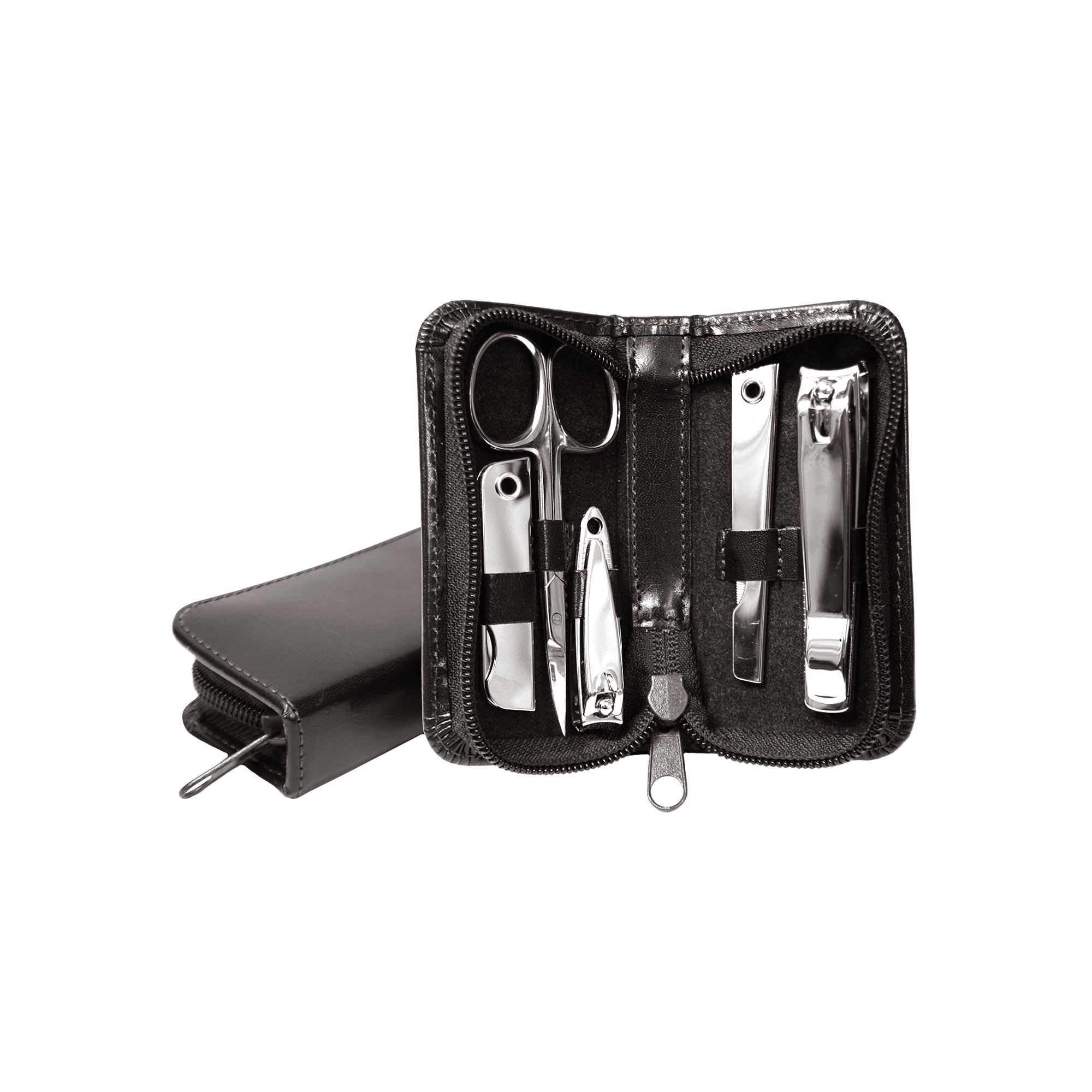 Royce Leather Aristo 6-pc. Mini Manicure Set, Black