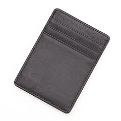 Royce Saffiano Money Clip ID Wallet