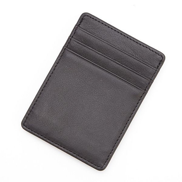 The Money Clip Men's Leather Wallet - Magnetic Money Holder