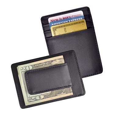 Royce Leather Prima Magnetic Money Clip Wallet