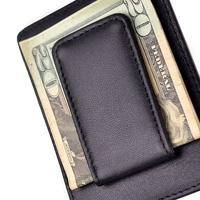 Royce Leather Prima Magnetic Money Clip Wallet