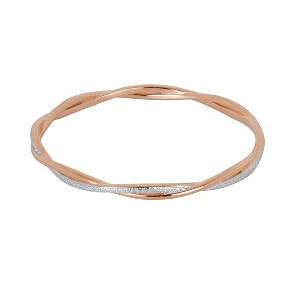 Rose Gold Royal  Rose gold bangle bracelet, Polished man, Rose gold