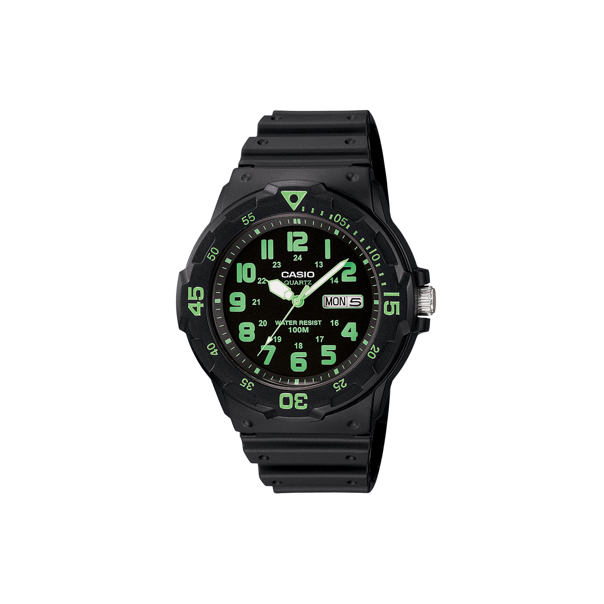Casio Mens Watch, Green