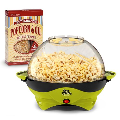 West Bend Stir Crazy 2 Deluxe Popcorn Maker