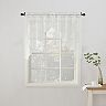 No. 918 84-in Grey Sheer Rod Pocket Single Curtain Panel at