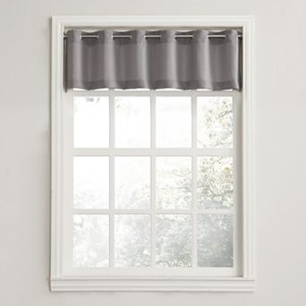 No. 918 Montego Casual Textured Semi-Sheer Grommet Single Valance
