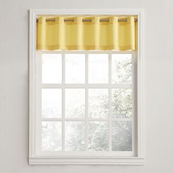 No. 918 Montego Casual Textured Semi-Sheer Grommet Single Valance