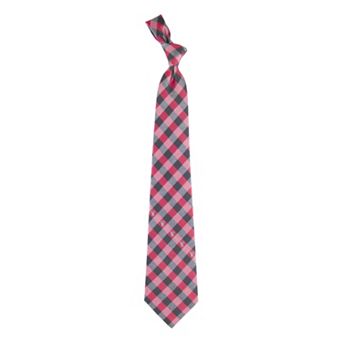 Men's Texas Tech Red Raiders Plaid NCAA Tie