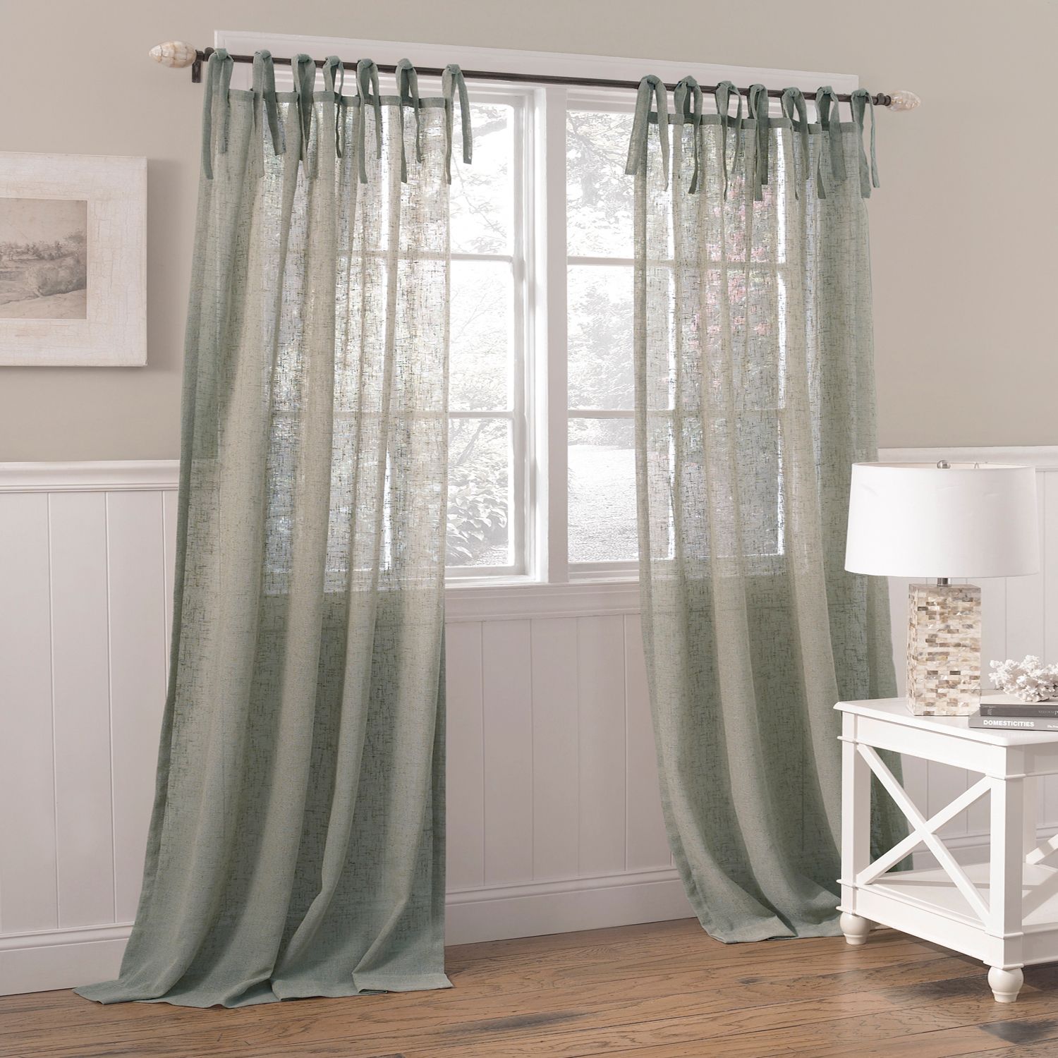 sheer window curtains