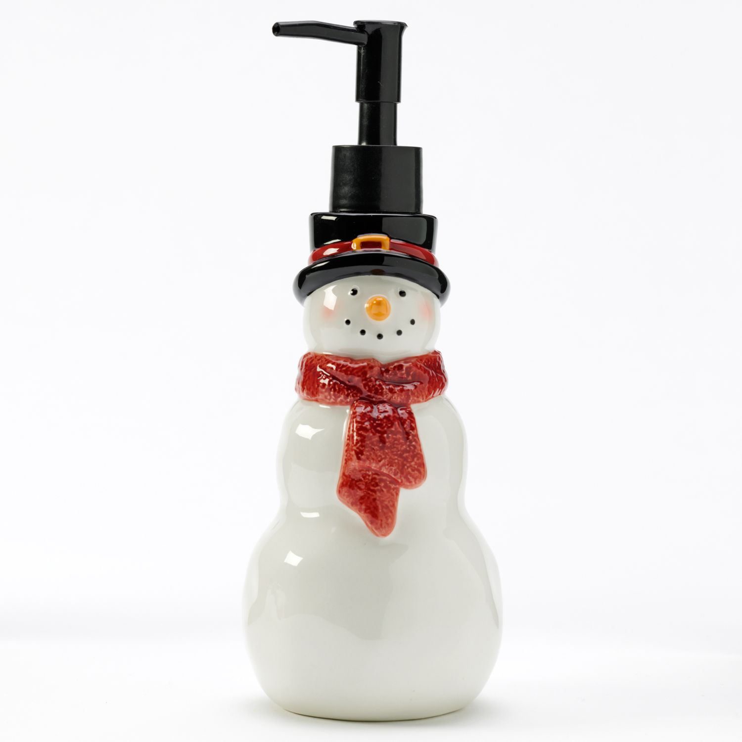 snowman soap dispenser