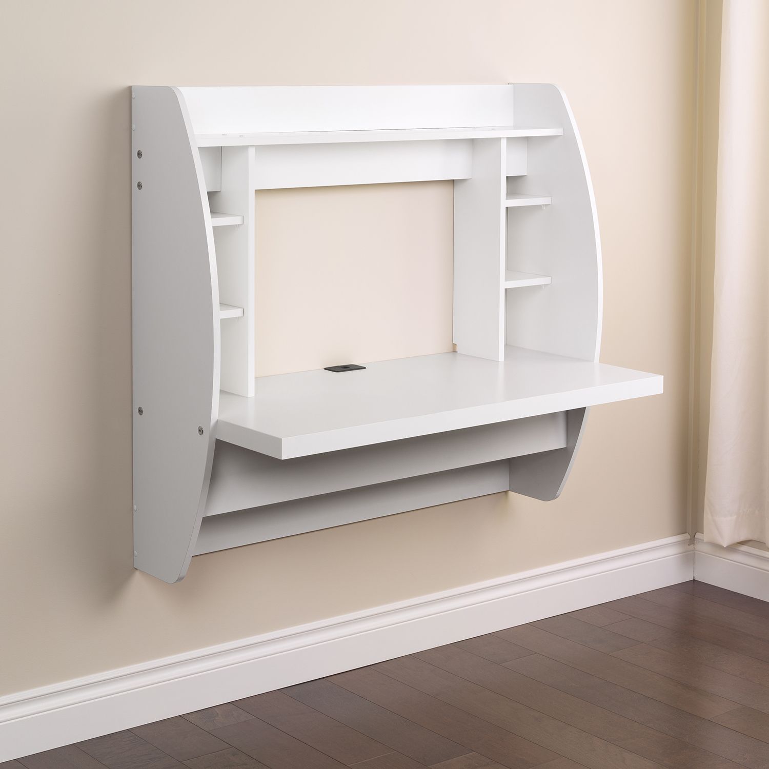 Floating Desk With Storage
