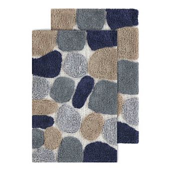Chesapeake Pebbles 2 pc Bath Rug Set