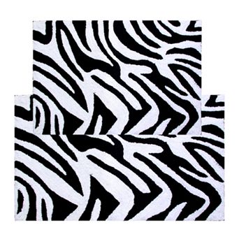 Chesapeake Animal Print 2 pc Bath Rug Set