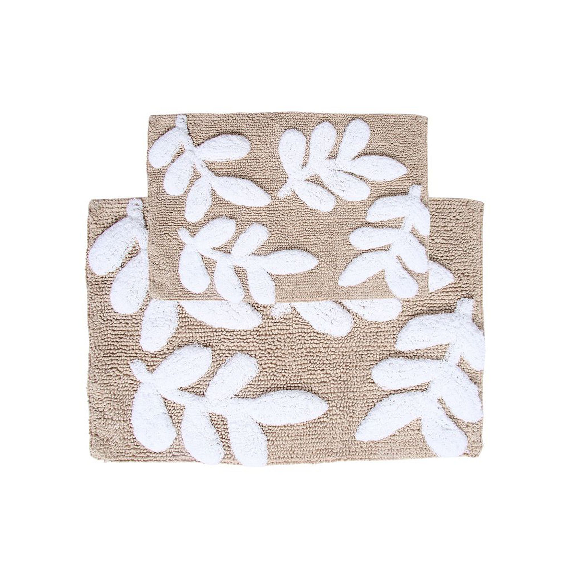 Chesapeake Monte Carlo 2-pc. Bath Rug Set, Brown White