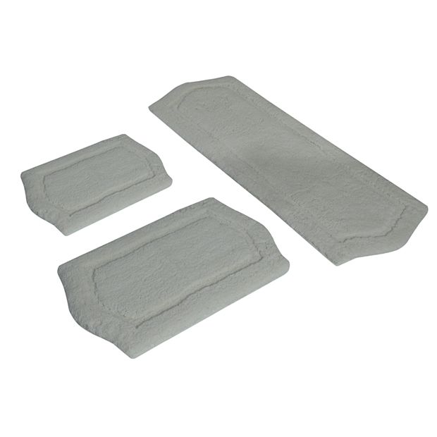 Chesapeake 3 Pc. Paradise Memory Foam Bath Rug Set Taupe