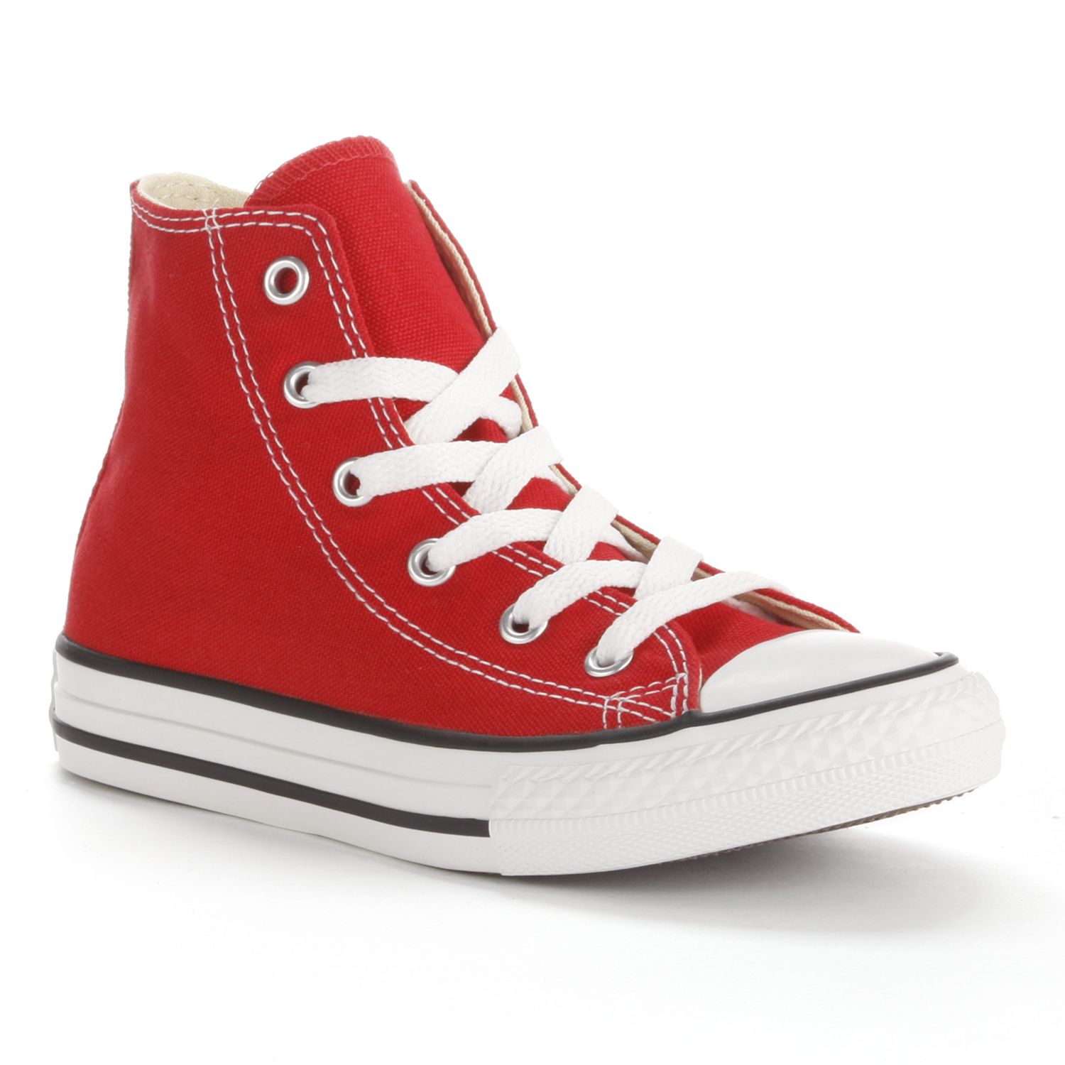 converse red leather