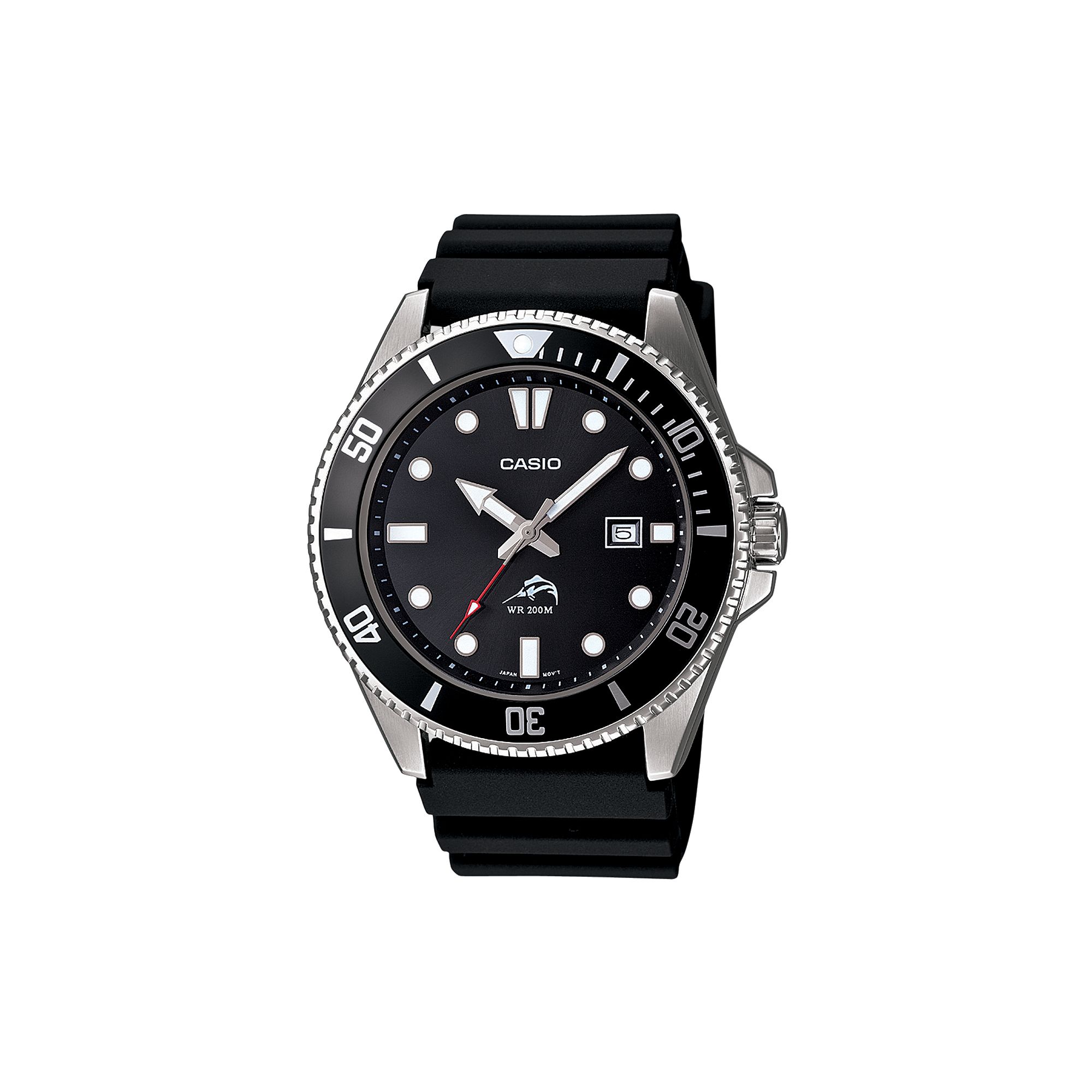 Casio Mens Dive Watch, Black