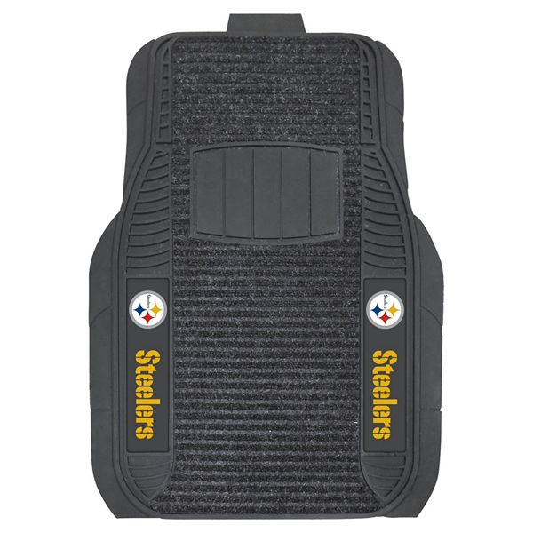 FANMATS 2pk. Pittsburgh Steelers Deluxe Car Floor Mats