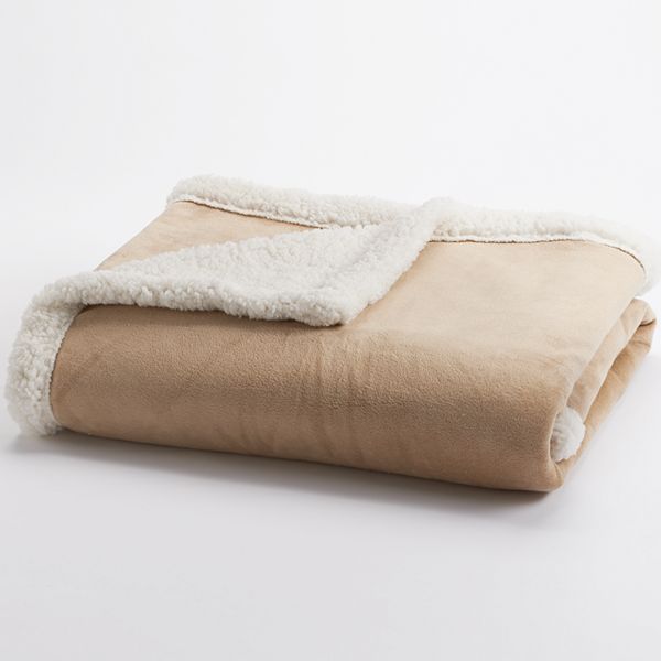 Sonoma Goods For Life® Micromink & Sherpa Reversible Throw