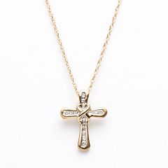 Kohl's hot sale crucifix necklace