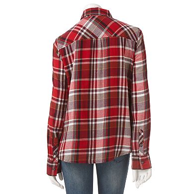 Croft & Barrow® Plaid Flannel Shirt - Women's
