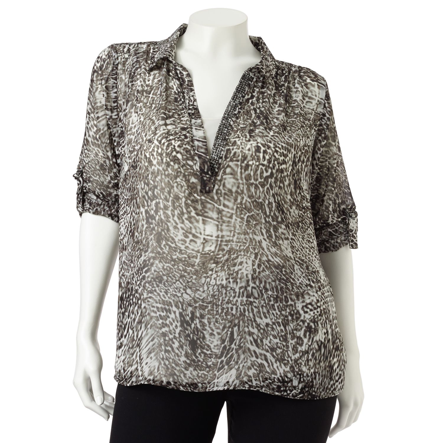 kohls plus size blouses