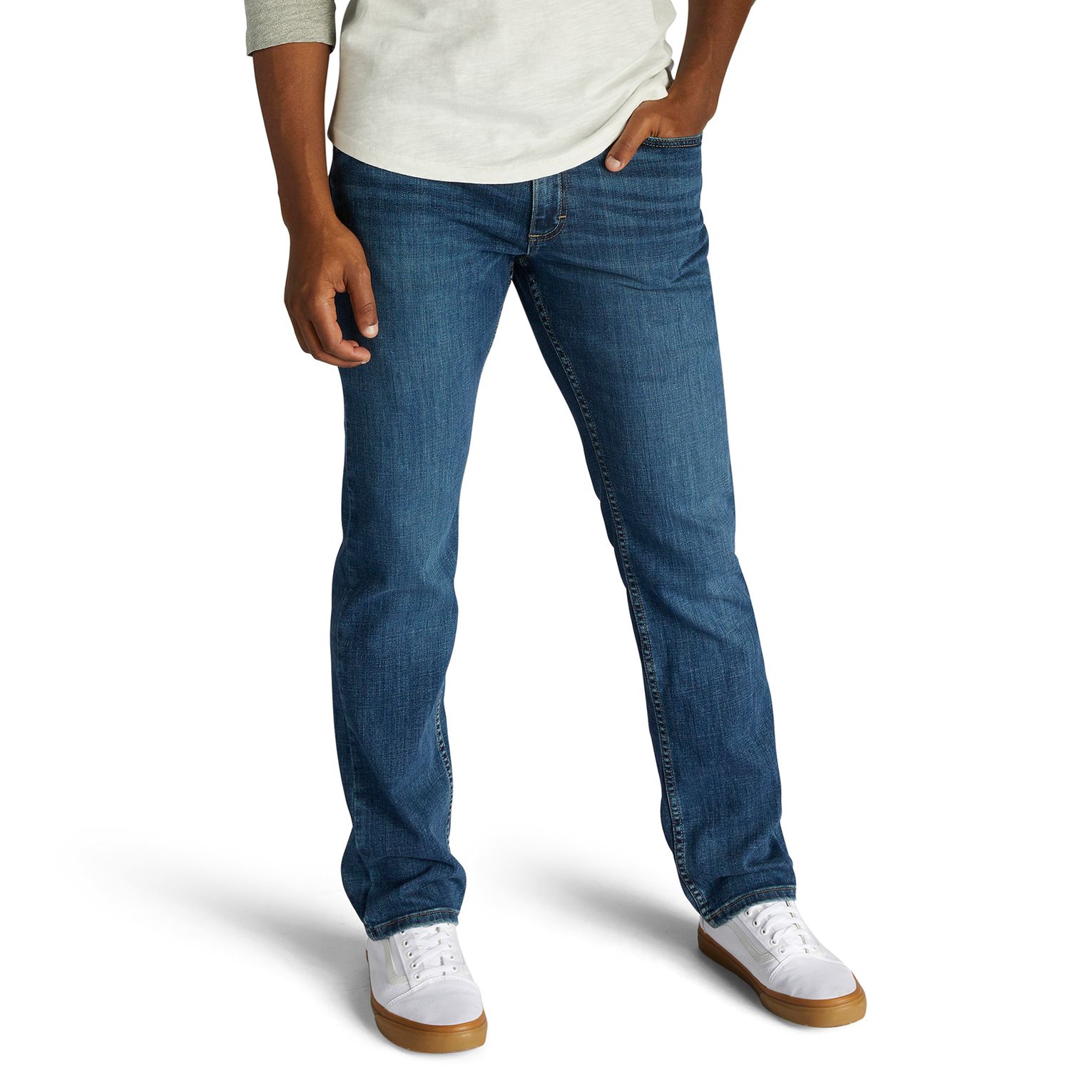 lee classic straight leg jeans