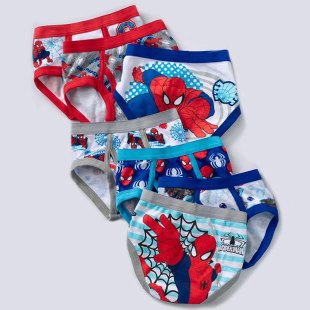 Spiderman Toddler Boys Briefs, 7-Pack, Sizes 2T-4T 