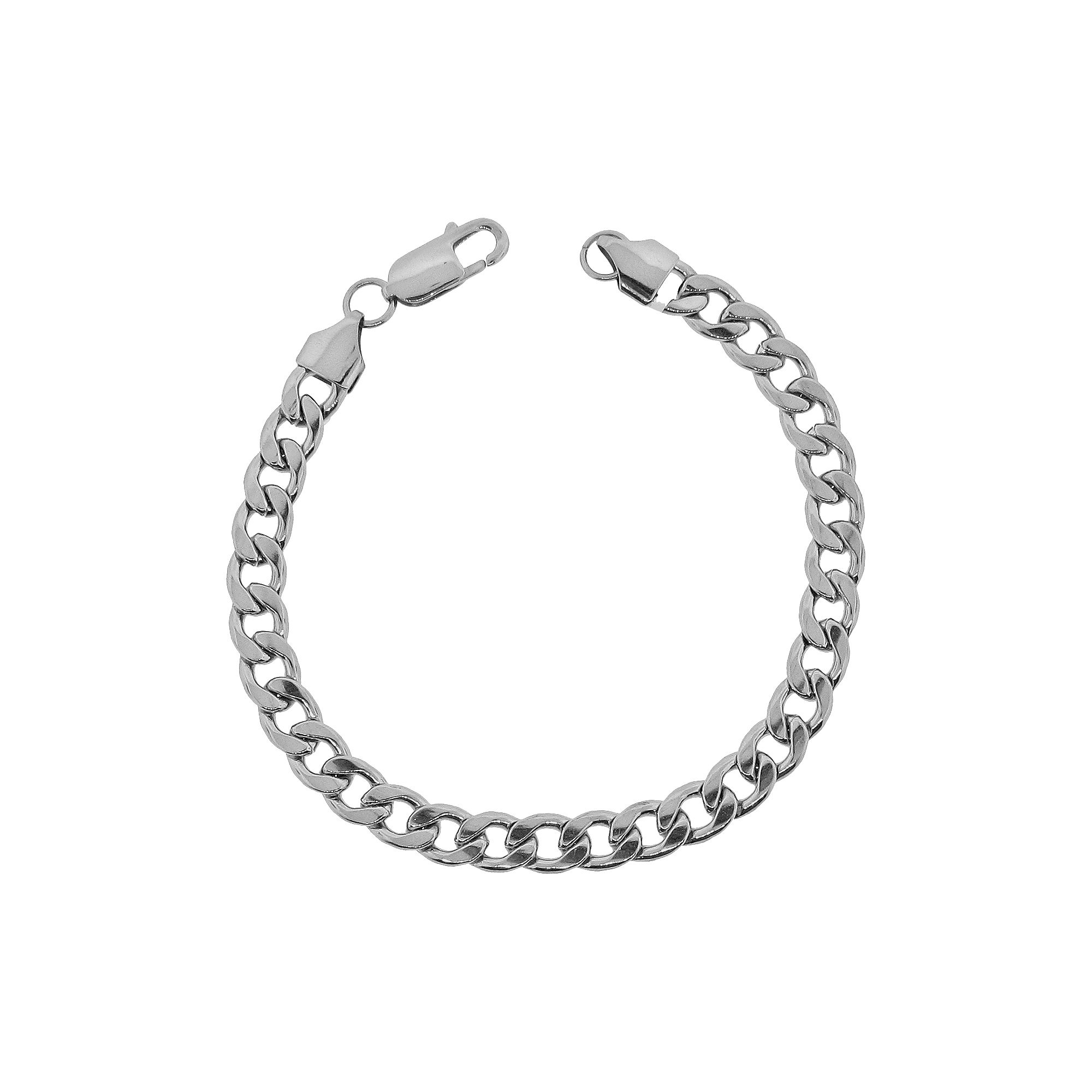 LYNX Stainless Steel Curb Chain Bracelet - 8.75-in., Mens, Size: 8.5, G