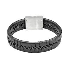 Leather Bracelets Shop Leather Bracelets for Men Women Kohl s